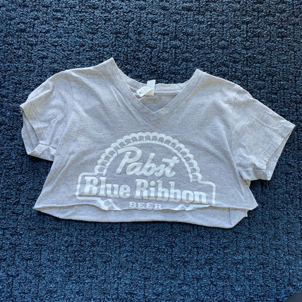 Pobst Blue Ribbon Crop Top